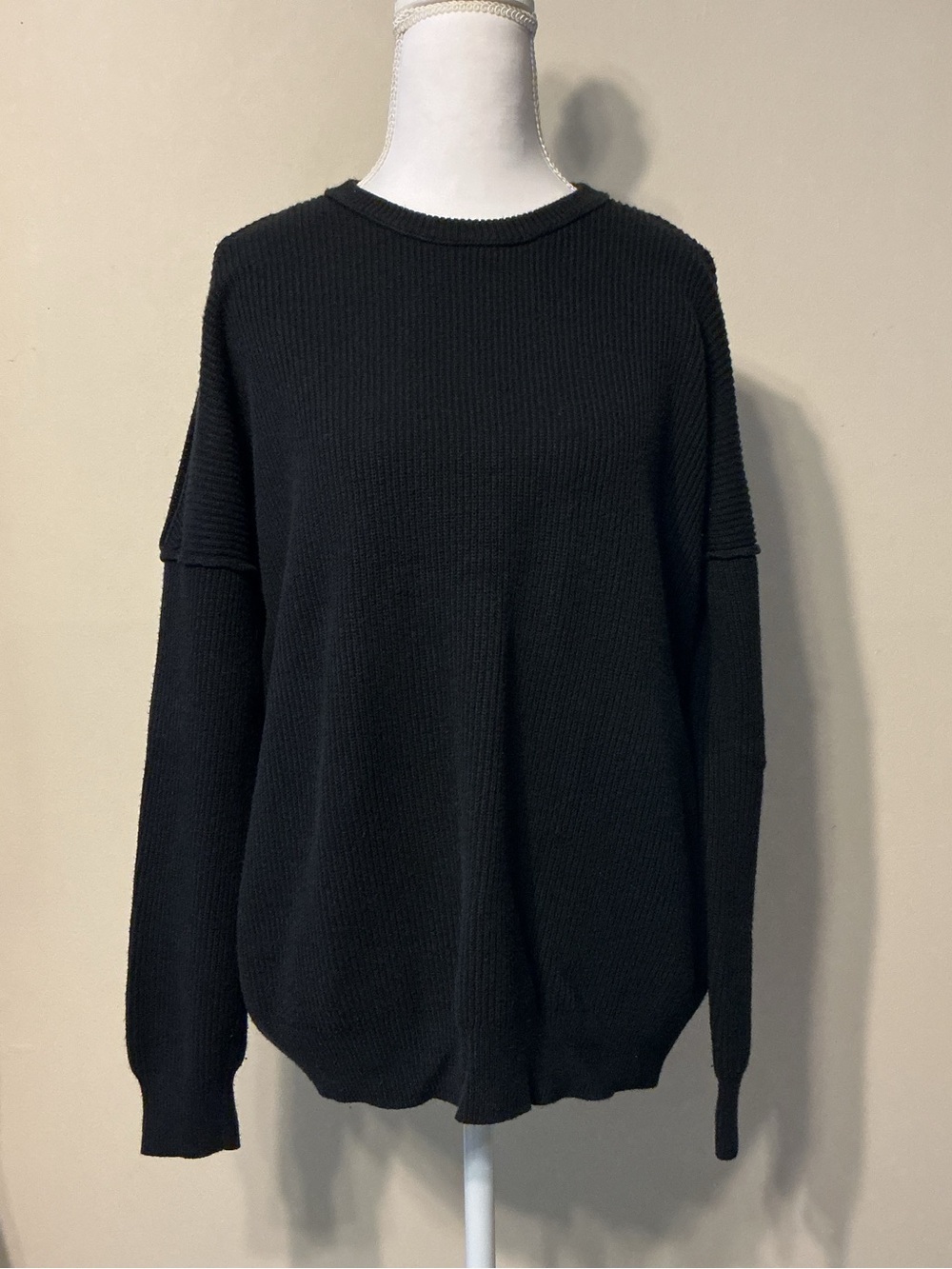 Hollister Black Cold Shoulder Sweater